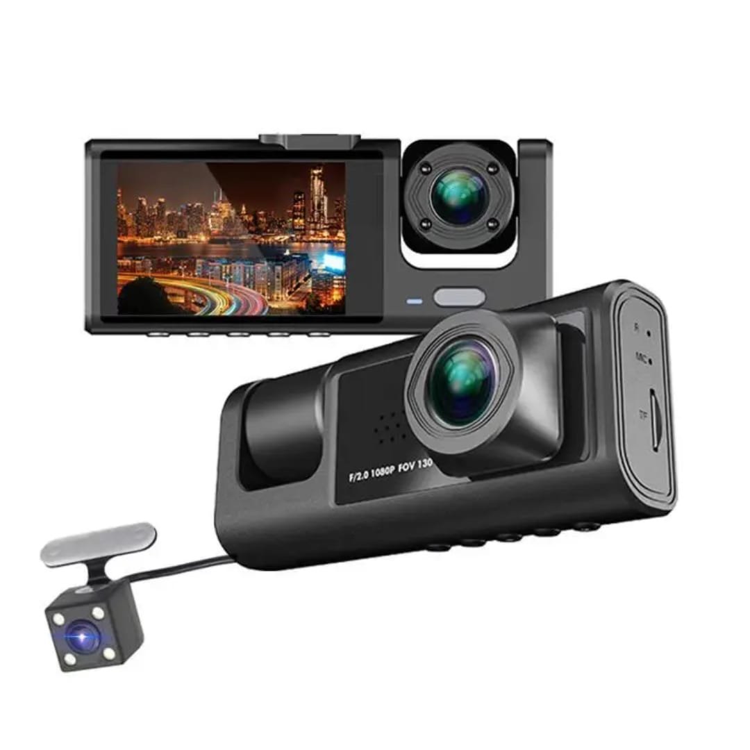 1080P Triple Lens Dash Camera - Image 2